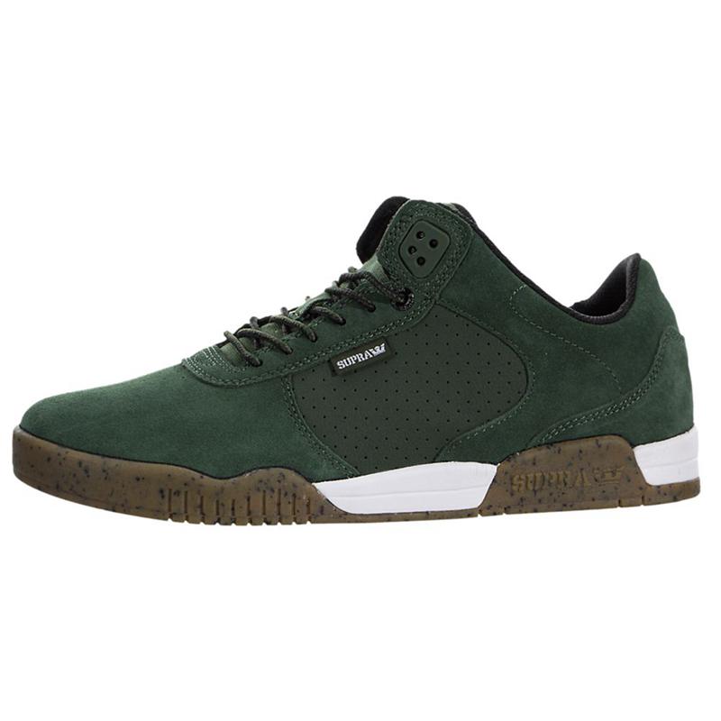 Buty Supra ELLINGTON - Sneakersy Niskie Damskie - Zielone (YUXW-46892)